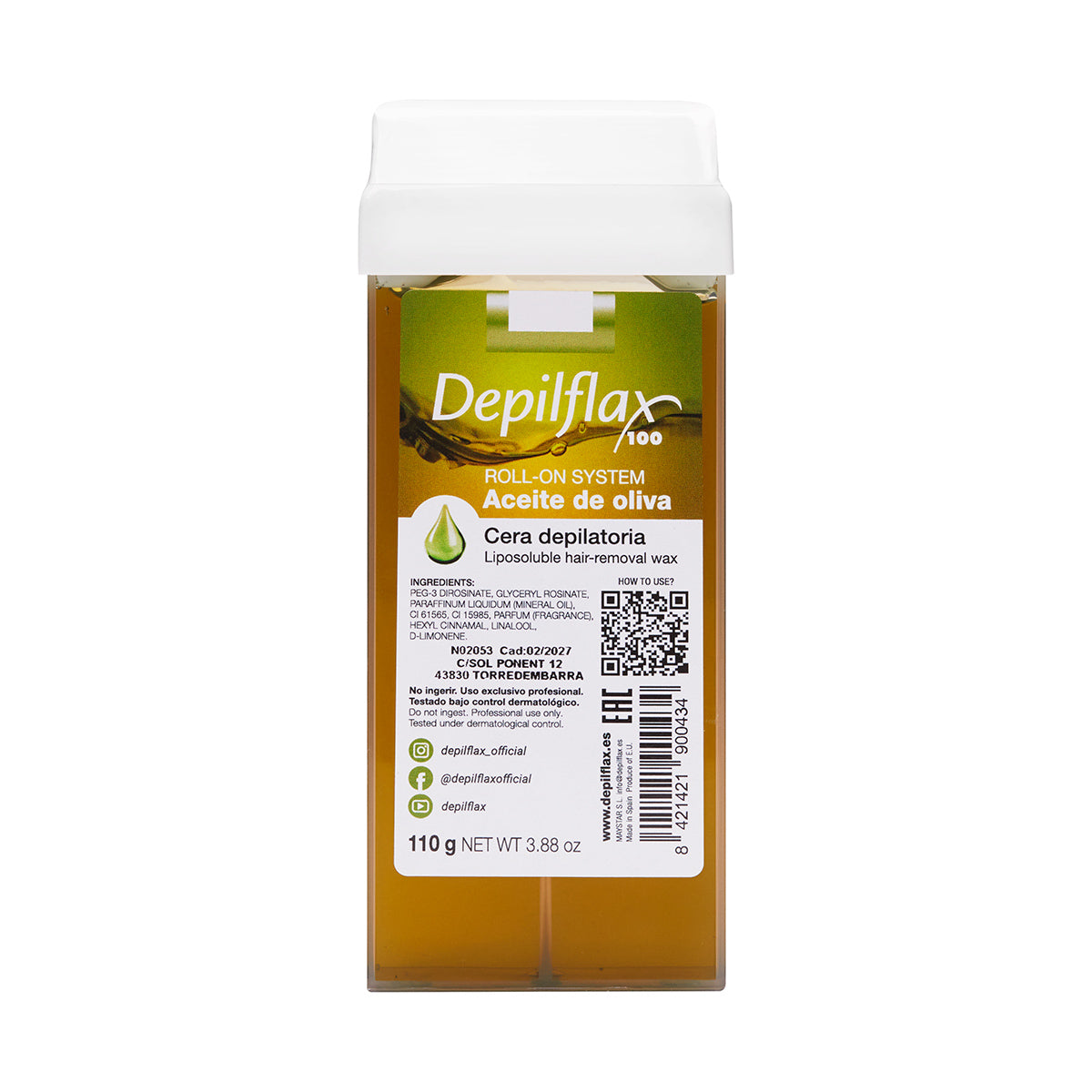 Depilflax gyantapatron olívás 110 g