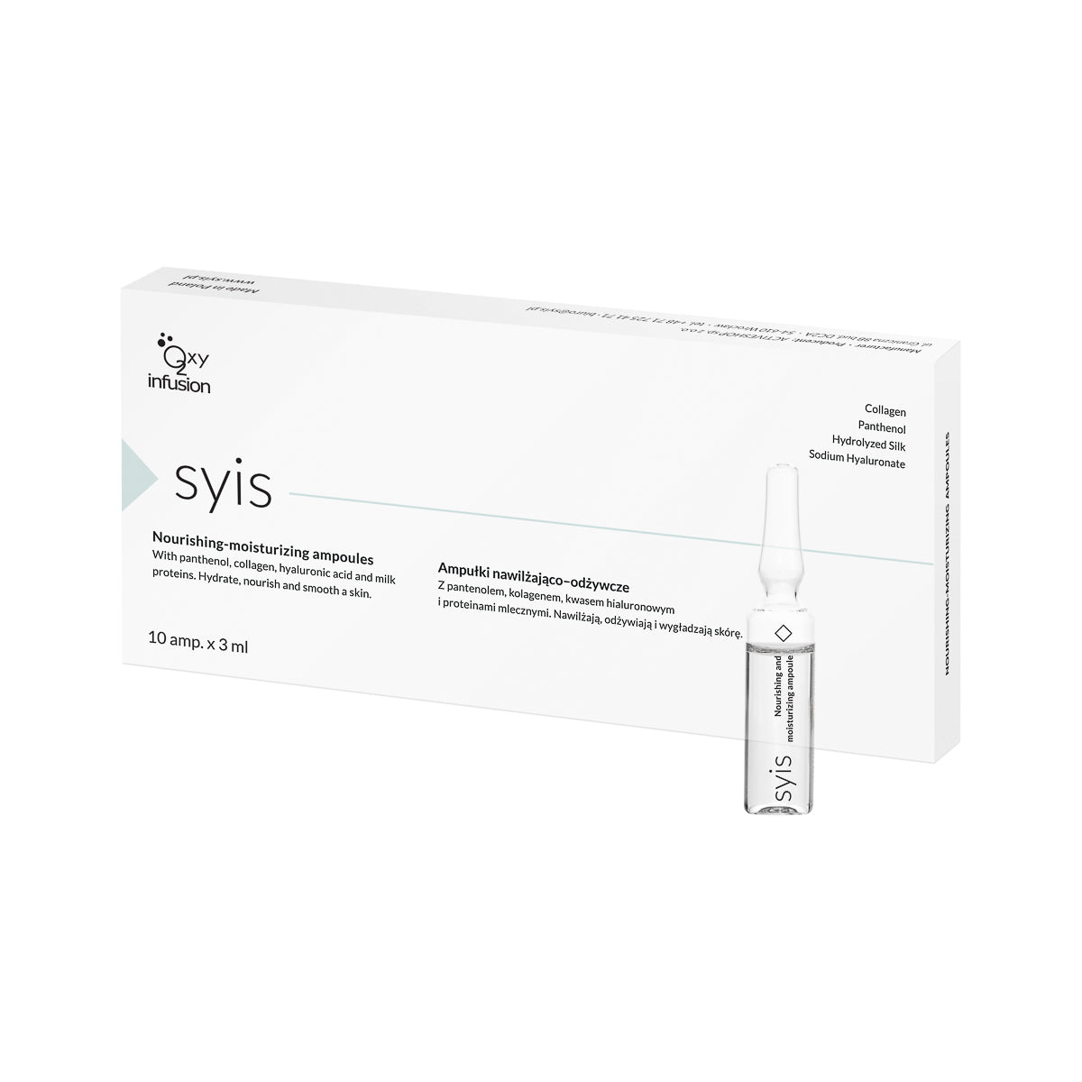 Syis hidratáló-tápláló ampullák 10×3 ml