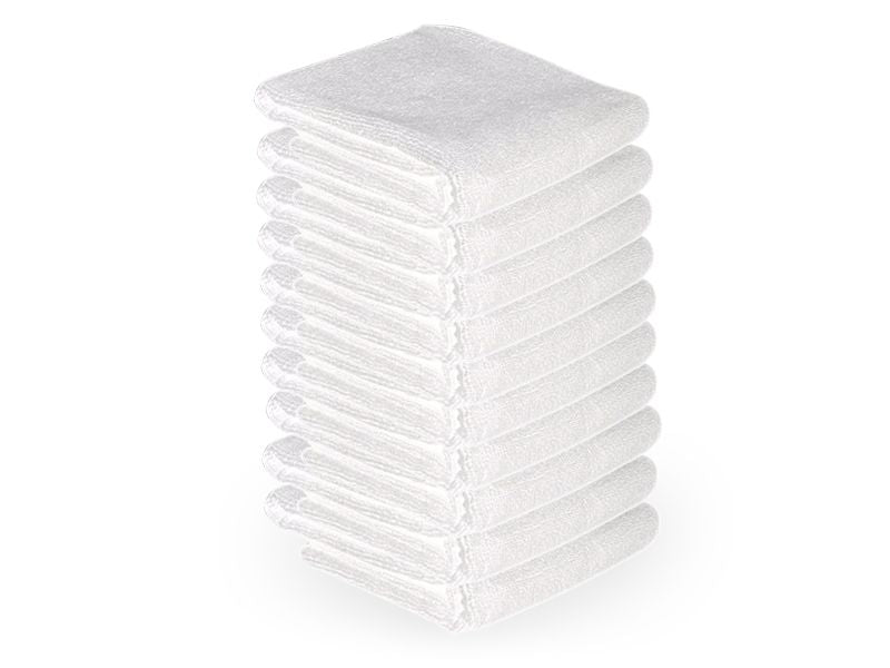 Mikroszálas törölköző 73×40 cm 10 db, fehér