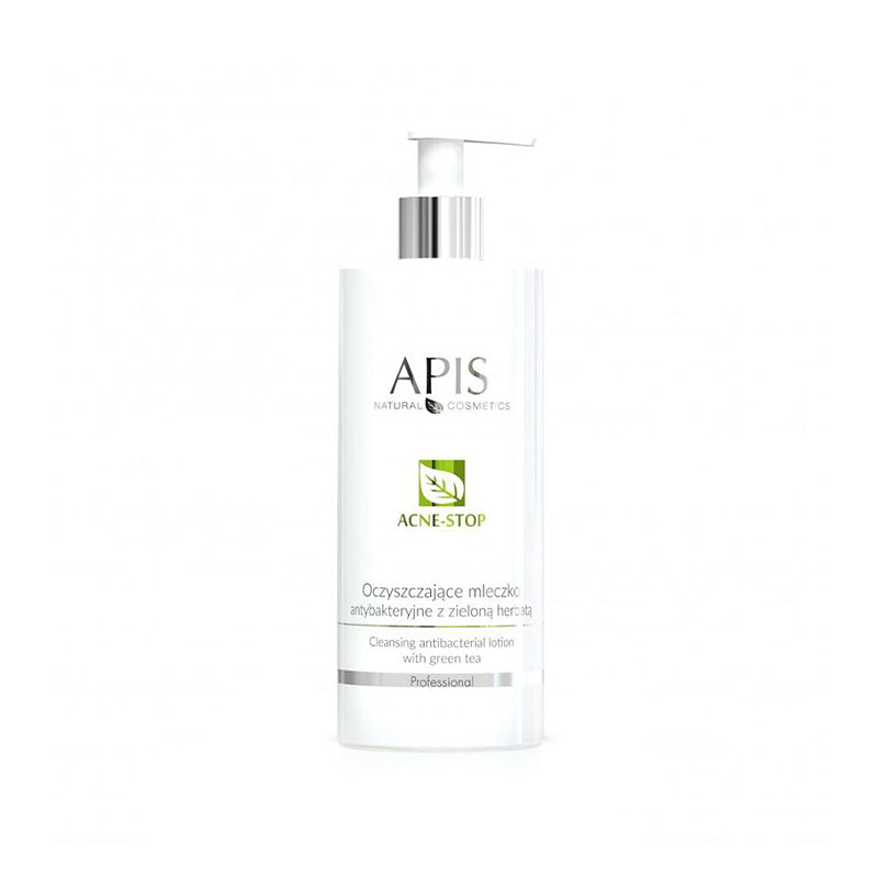 Apis Acne-Stop antibakteriális arctisztító tej zöld teával 500 ml