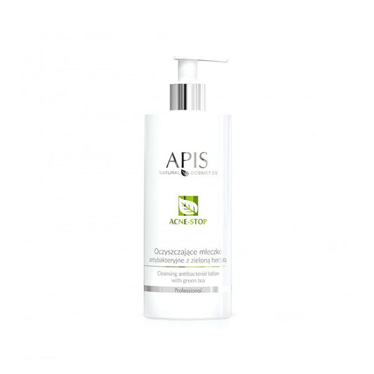 Apis Acne-Stop antibakteriális arctisztító tej zöld teával 500 ml