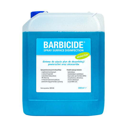 Barbicide felületfertőtlenítő utántöltő 5 l, illatmentes