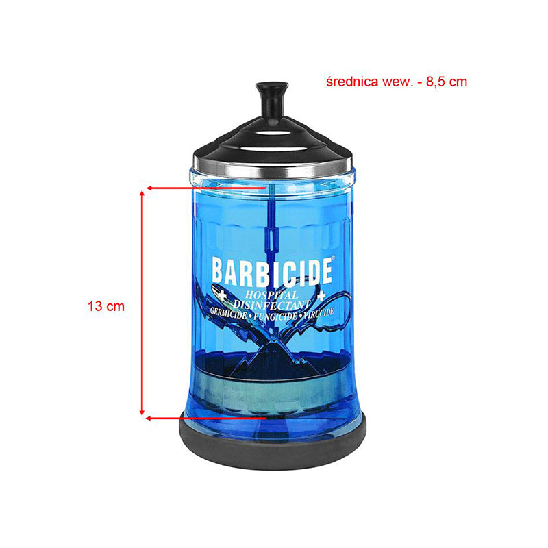 Barbicide üveg fertőtlenítő edény 750 ml