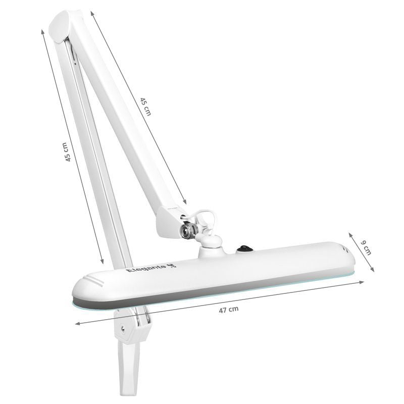 Elegante 801-S LED munkalámpa satus rögzítéssel, fehér