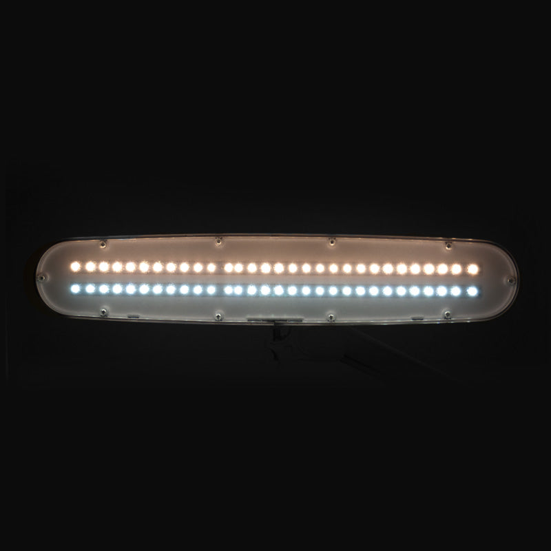 Elegante 801-TL LED munkalámpa állvánnyal, szabályozható fényerő és fényszín, fehér
