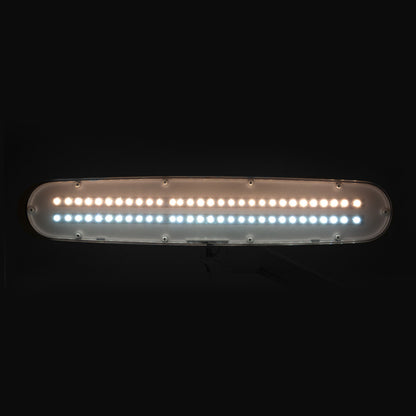 Elegante 801-TL LED munkalámpa állvánnyal, szabályozható fényerő és fényszín, fehér