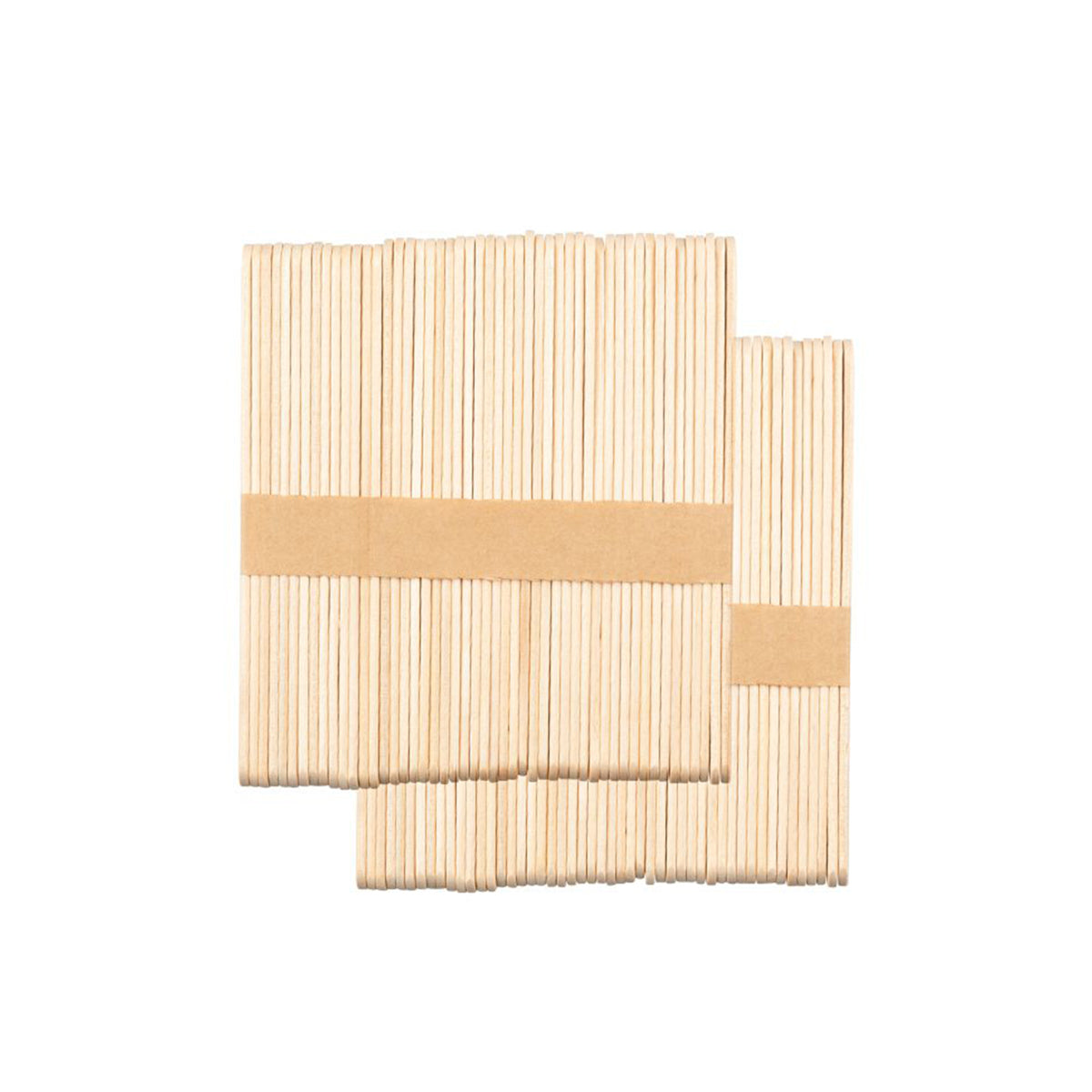 Fa gyantázó spatula közepes 114×10 mm, 100 db