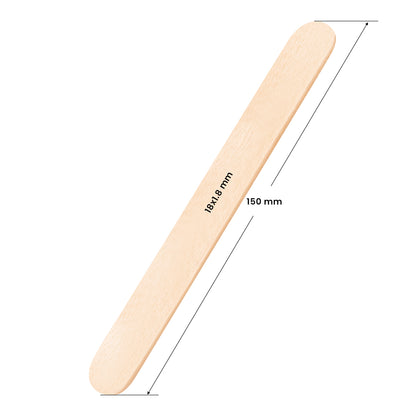Fa gyantázó spatula nagy 150×18 mm, 150 db