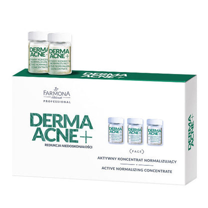 Farmona DermaAcne+ aktív normalizáló koncentrátum 5×5 ml