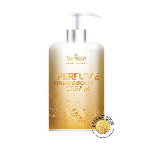 Farmona Perfume Hand & Body Cream Gold parfümös kéz- és testápoló krém aranyrészecskékkel 300 ml
