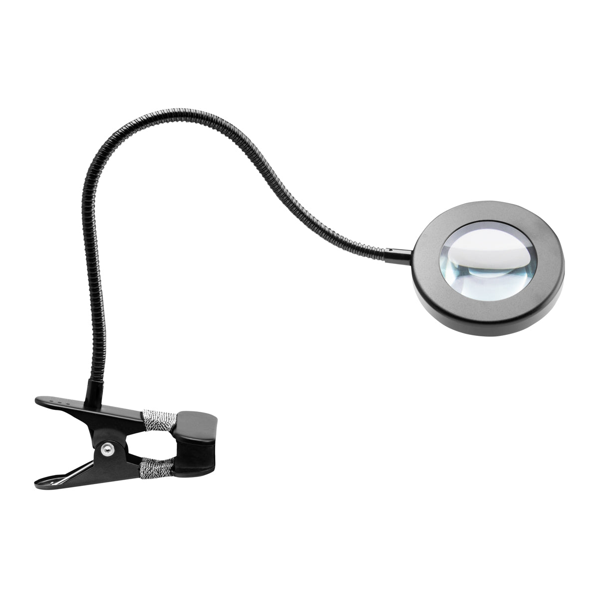 Snake Ring LED asztali nagyítós lámpa, fekete