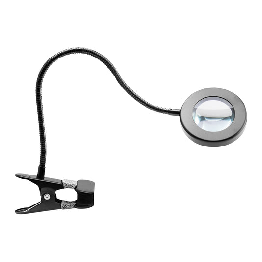 Snake Ring LED asztali nagyítós lámpa, fekete