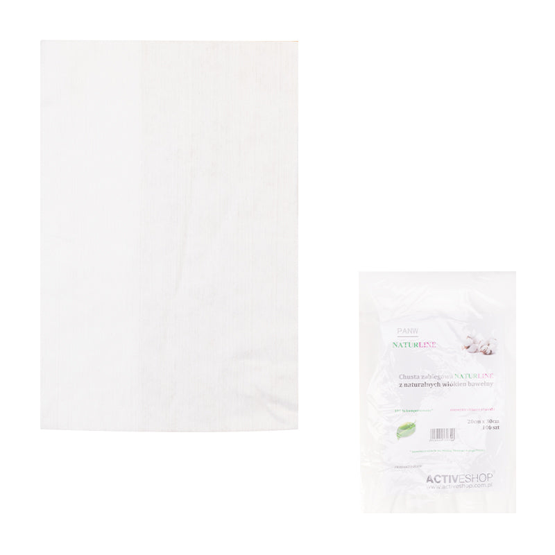 NaturLine pamut kezelőkendő 20×30 cm 100 db