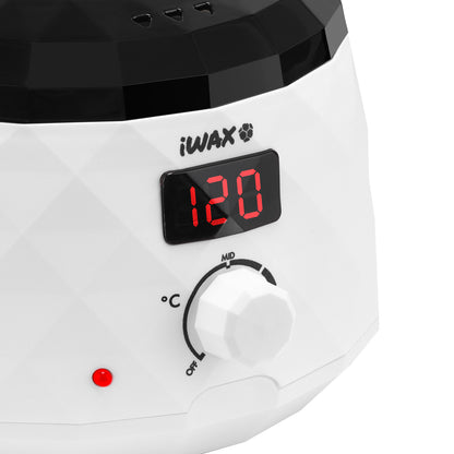 iWax Diamond Tech digitális gyantamelegítő 400 ml, 100 W, fehér