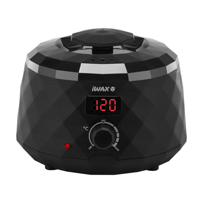iWax Diamond Tech digitális gyantamelegítő 400 ml, 100 W, fekete