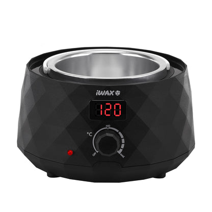 iWax Diamond Tech digitális gyantamelegítő 400 ml, 100 W, fekete