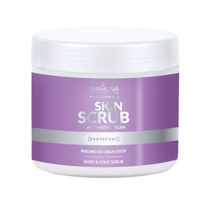 Farmona Skin Scrub szilvás radír testre és lábra 500 g