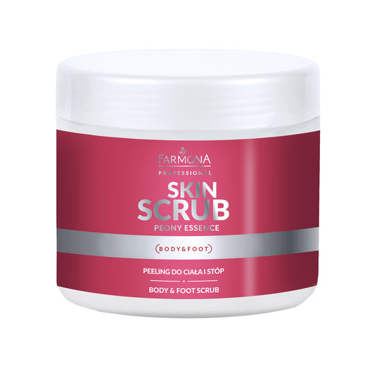 Farmona Skin Scrub bazsarózsás radír testre és lábra 500 g