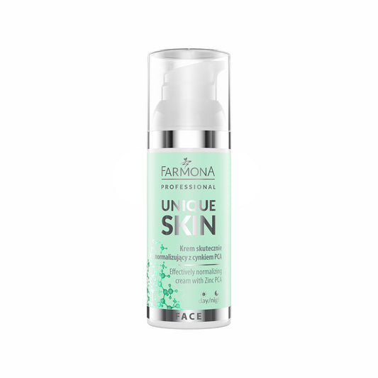 Farmona Unique Skin hatékonyan normalizáló krém cink-PCA-val 50 ml
