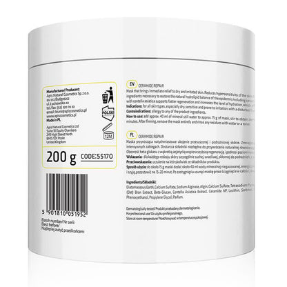 Apis Ceramide Repair bőrnyugtató alginát maszk ceramidokkal és béta-glükánnal 200 g