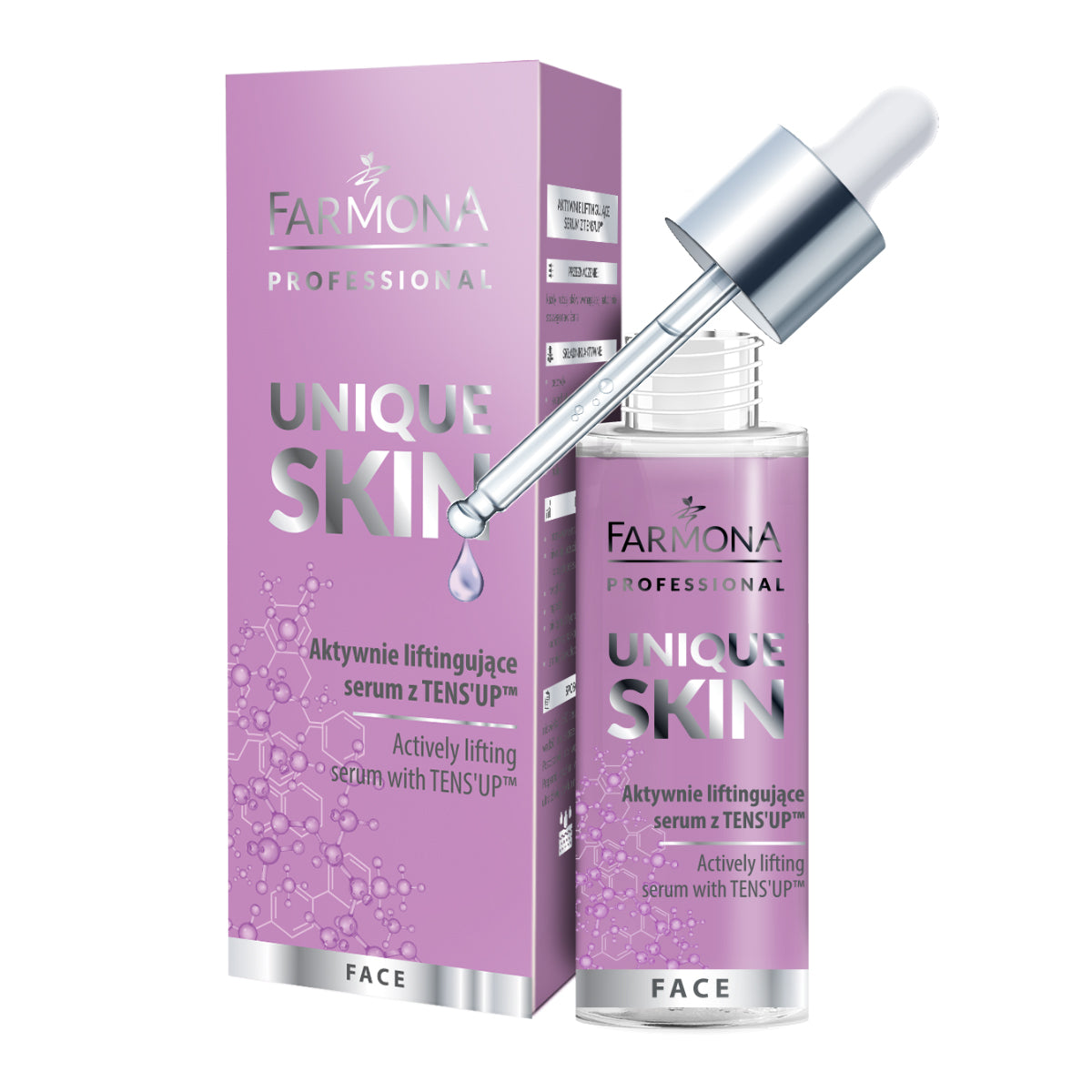 Farmona Unique Skin hatékonyan liftingelő szérum TENS'UP™-pal 30 ml