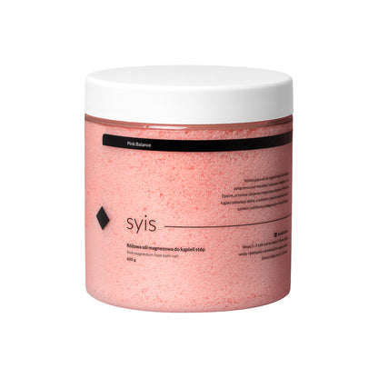 Syis Pink Balance rózsaszín magnéziumos lábáztató só 600 g
