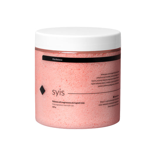 Syis Pink Balance rózsaszín magnéziumos lábáztató só 600 g
