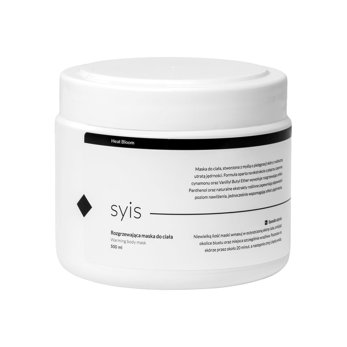Syis Heat Bloom melegítő testmaszk 500 ml