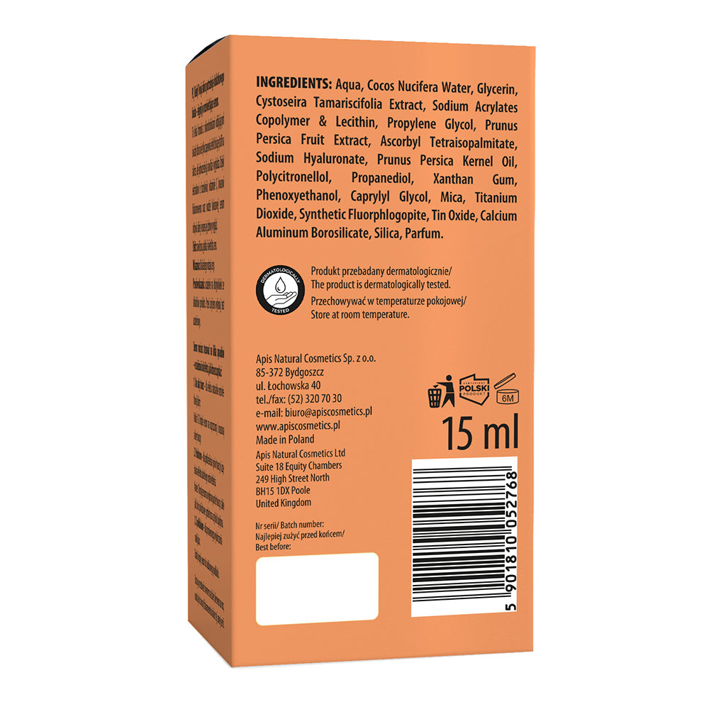 Apis Peachy Skin ragyogásfokozó szérum 15 ml